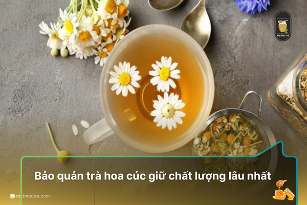 Bảo quản trà hoa cúc giữ chất lượng lâu nhất