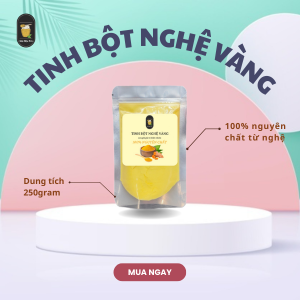 Combo mật ong hoa nhãn kết hợp tinh bột nghệ